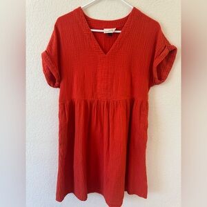 Universal Thread Vibrant Red Dress